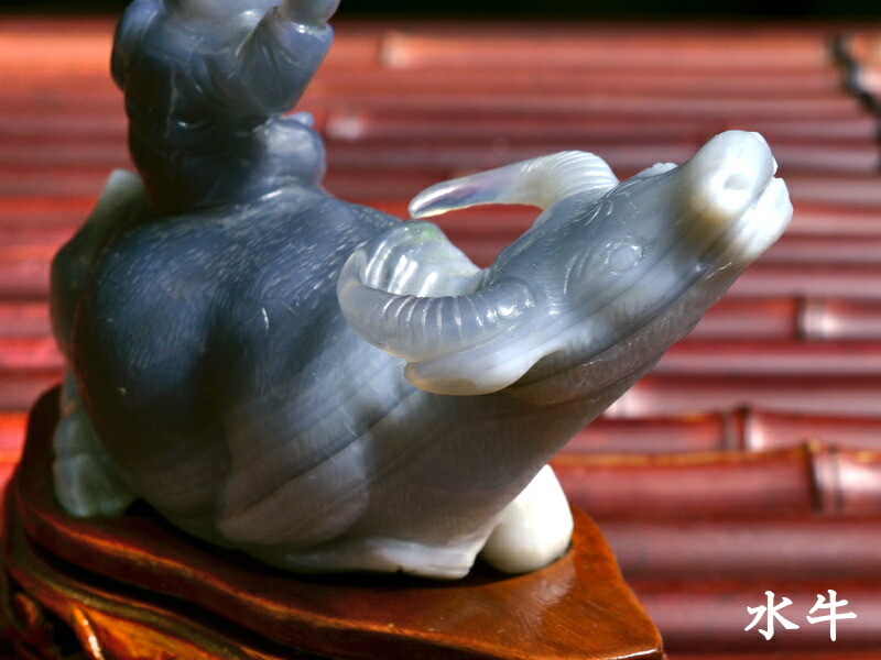 楽天市場】瑪瑙彫 水牛と牛飼い 中国美術工芸品 : 中国貿易CTC