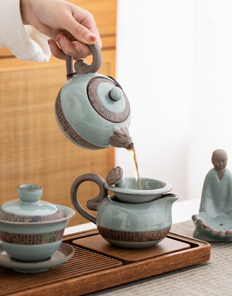 楽天市場】哥窯・歌窯(かよう) 茶器セット ティーセット 蓋碗 急須 12