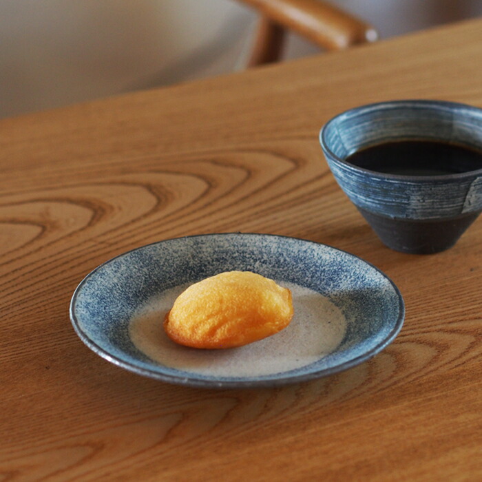 高台線文皿(一客) 高台小皿(五客)セット 未使用 新品同様 高台線文皿