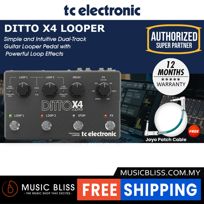 tc electronic DITTO X4 LOOPER 美品中古 箱付き DITTO LOOPER 検索