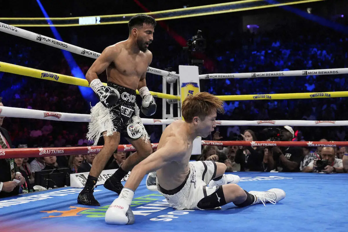 ラスベガスに衝撃！井上尚弥からダウンを奪ったカルデナス（AP