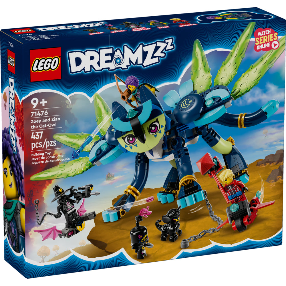 LEGO DREAMZzz Zoey and Zian the Cat-Owl - 437 Pieces | staples.ca