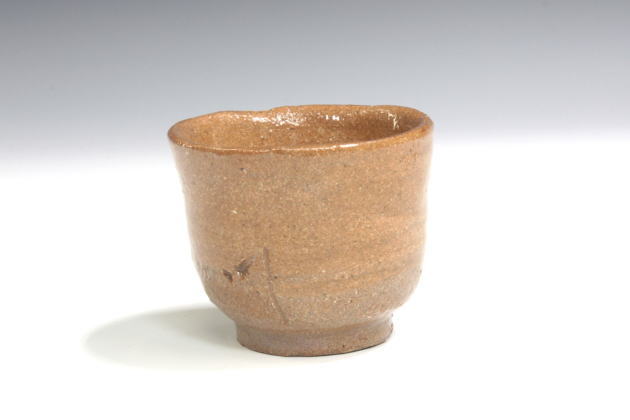 陶芸家 辻清明 唐津 筒向付 湯呑 角向付 箱なし 陶芸家 辻清明 唐津 筒
