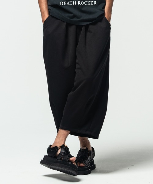 glamb（グラム）の「Cropped wide pants / クロップドワイドパンツ