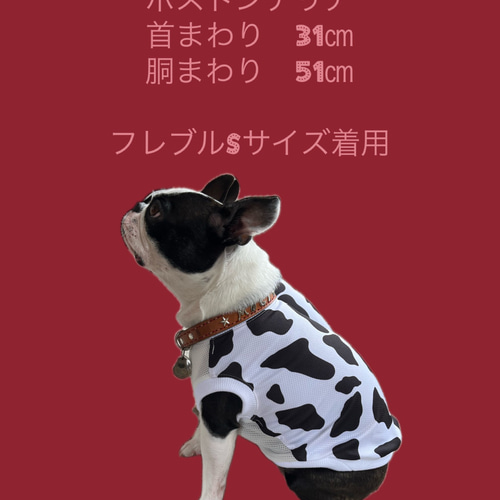 犬服ハンドメイドウサギボアタンク