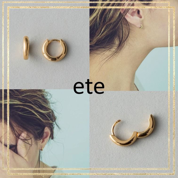 ete エテ美品ゴールドピアス