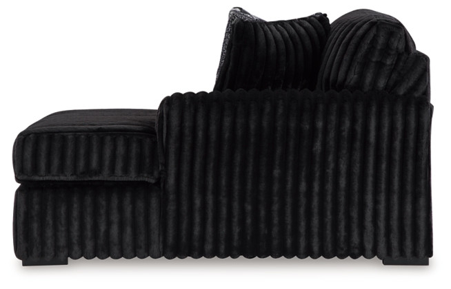 The Midnight-Madness 2-Piece Sectional and Oversized Chaise