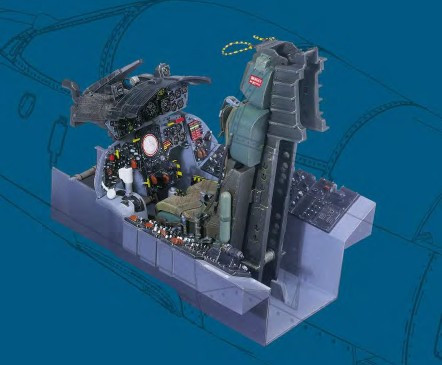 ITALERI F-104 G COCKPIT 1/12 イタレリ F-104G Starfighter Cockpit 1