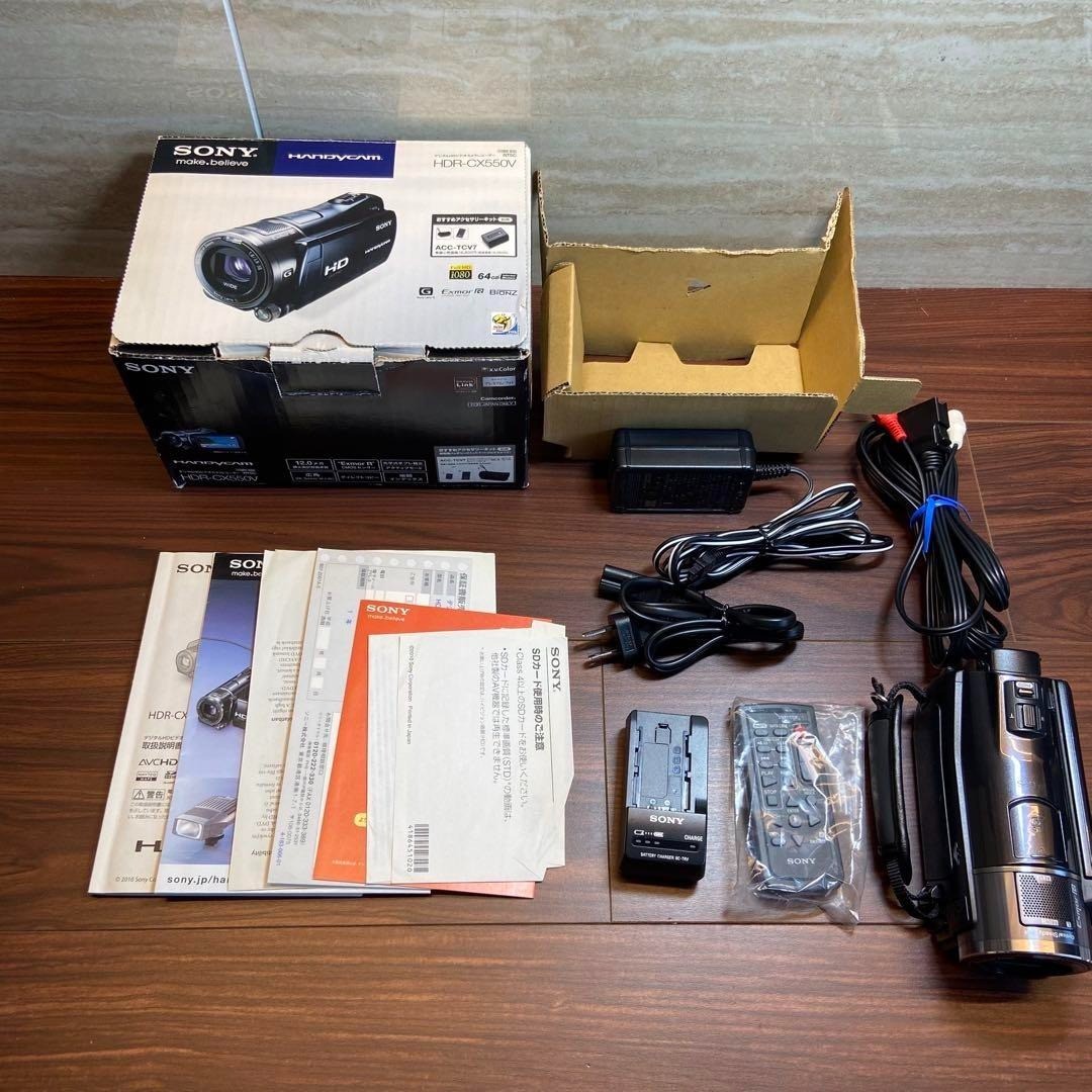 SONY HANDYCAM HDR-CX550V 本体+バッテリー2個 SONY HANDYCAM HDR