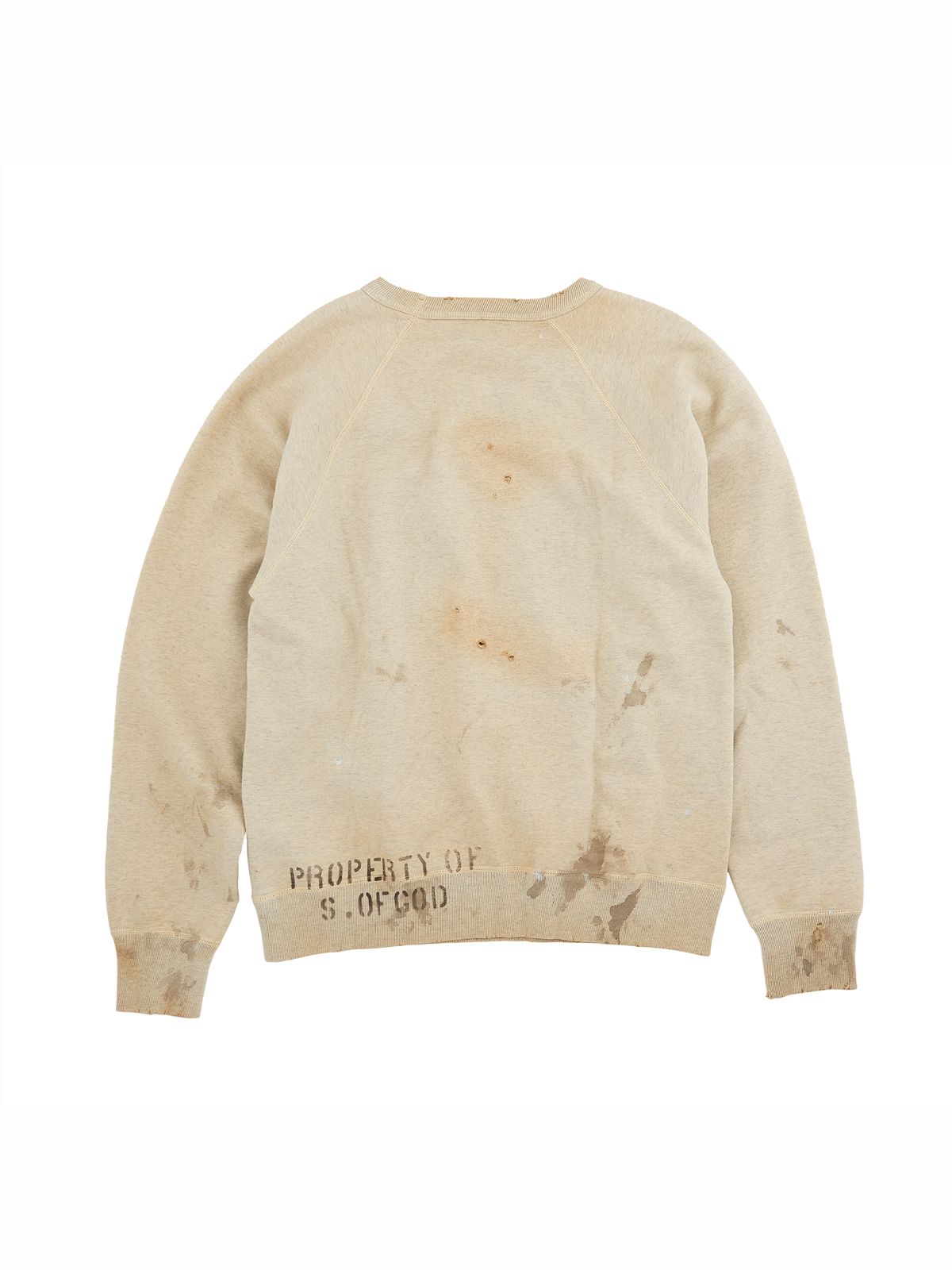 SAINT M×××××× - ラスト1点 / SM-S21-0000-024 / RAGLAN SWEAT