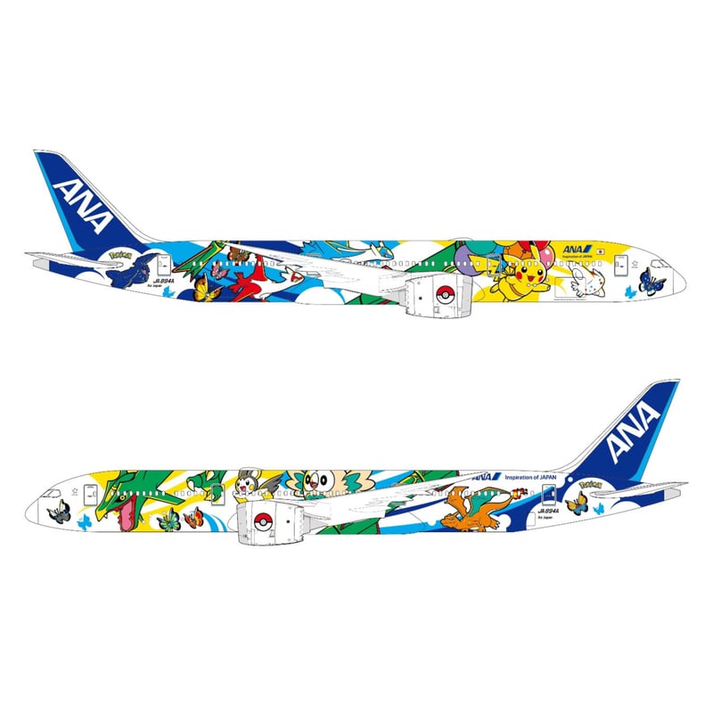 ANA ポケモン Boeing 787-9 ダイキャストモデル 1/400 1/400 B787-9