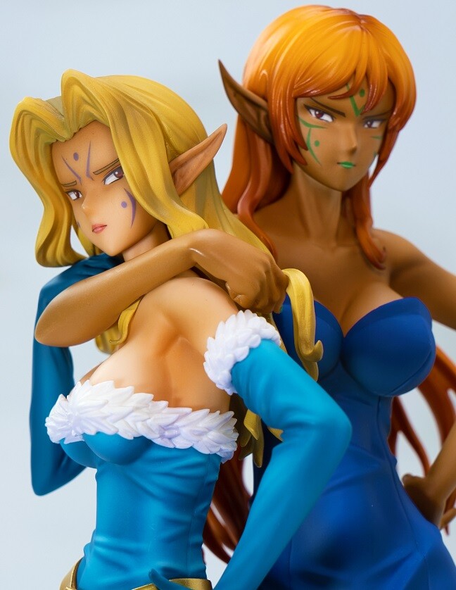 遊戯王 モンスターフィギュアコレクション ヂェミナイ・エルフ 1/7