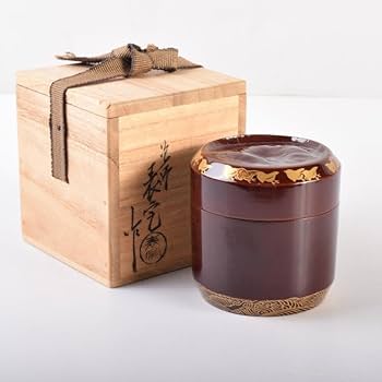 Amazon.co.jp: 茶道具 塗師 川瀬表完作 鳥蒔絵 棗 共箱 V 7027 : おもちゃ