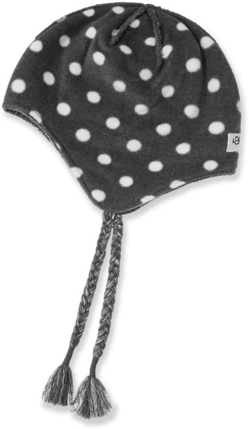 AEAE EARFLAP BEANIE [CHARCOAL] ドット aeae服