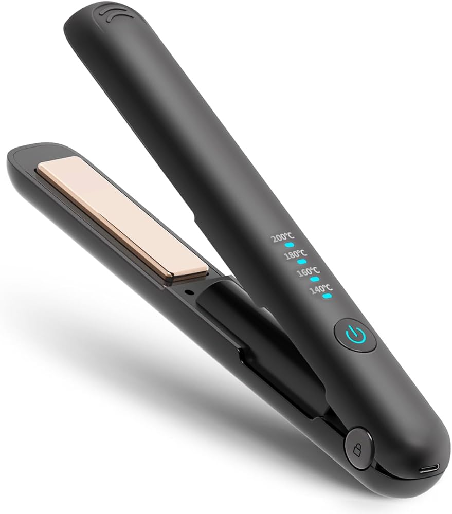 Amazon | ヘアアイロン コードレス 2WAY カール/ストレートスヘア