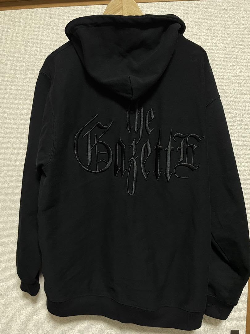 希少 the GazettE LOGO HOODIE BLACK X WHITE Amazon.co.jp: the