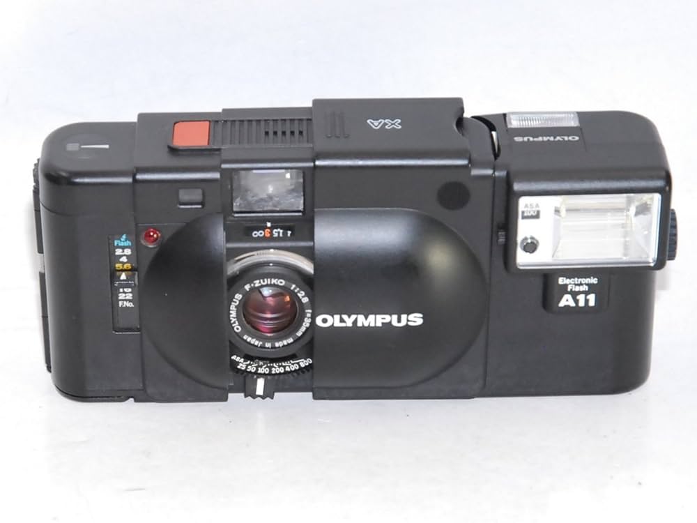 ⭐️完動品⭐️ OLYMPUS XA + A11 フィルムカメラ 動作確認済み Amazon |