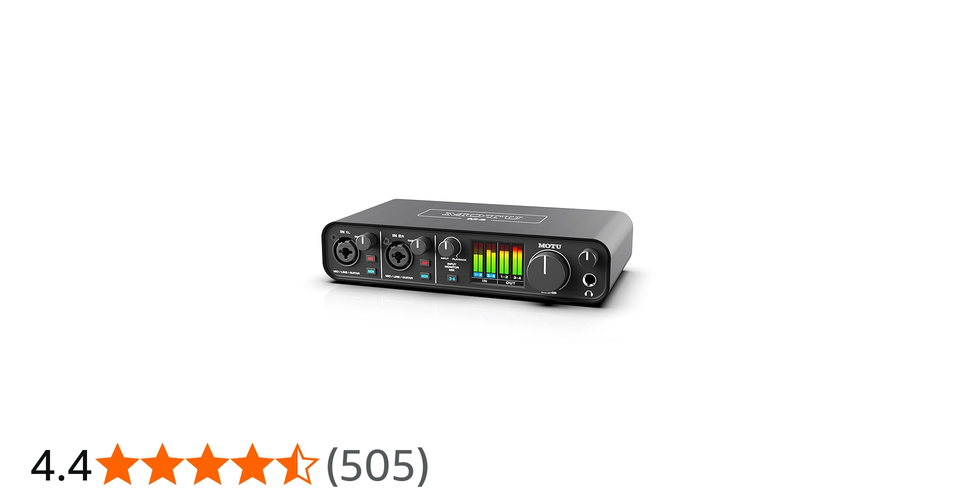 Amazon.co.jp: MOTU M4 4in 4out USBオーディオインターフェース 国内