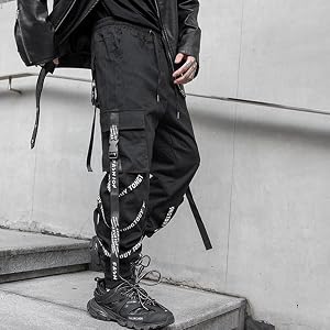 DEMOBAZAデモバザサルエルパンツ 黒 ストリートスタイル