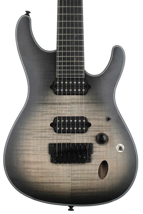 Ibanez S Series Iron Label SIX7FDFM Dent 'n Scratch - Dark Space