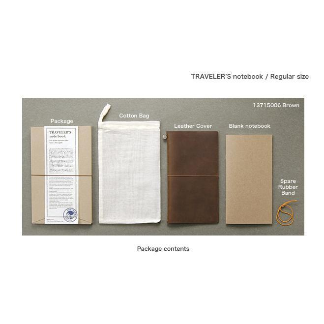 TRAVELER'S Notebook Starter Kit - Brown - The Paper Seahorse