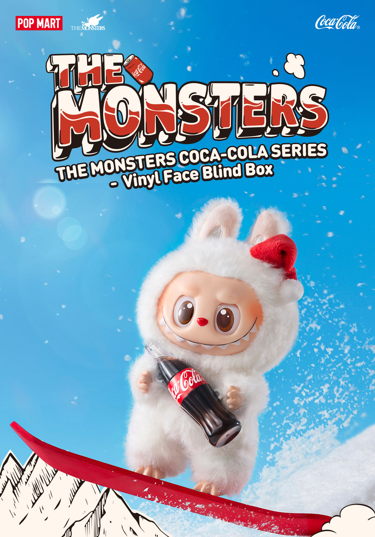 ぬいぐるみ POPMART THE MONSTER COCACOLA HAPPYFACTO THE MONSTERS