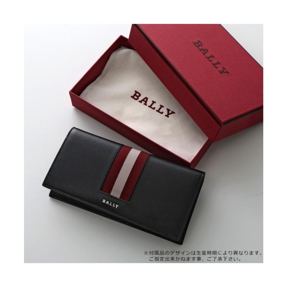 新品未使用 BALLY 赤 レザー 保存袋付き トランプ 新品未使用 BALLY 赤
