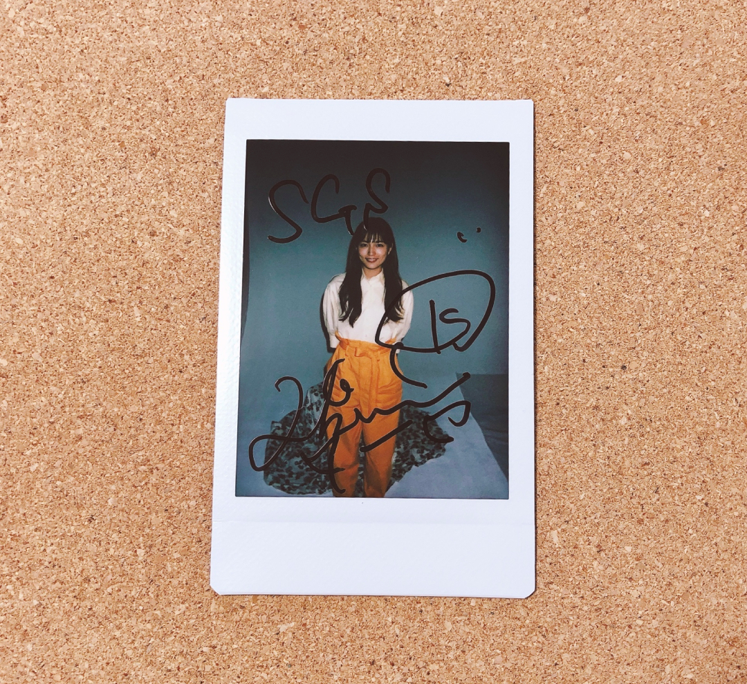 川口春奈 TVガイドプラス 直筆サイン入りチェキ 川口春奈 TVガイド