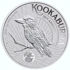限定ラスト1個！！ カワセミ 1oz 1オンス 35周年記念 銀貨 純銀 - メルカリ