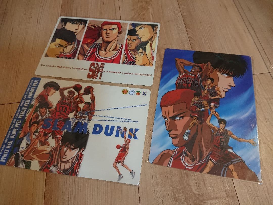 SLAM DUNK 下敷き ３枚セット レア