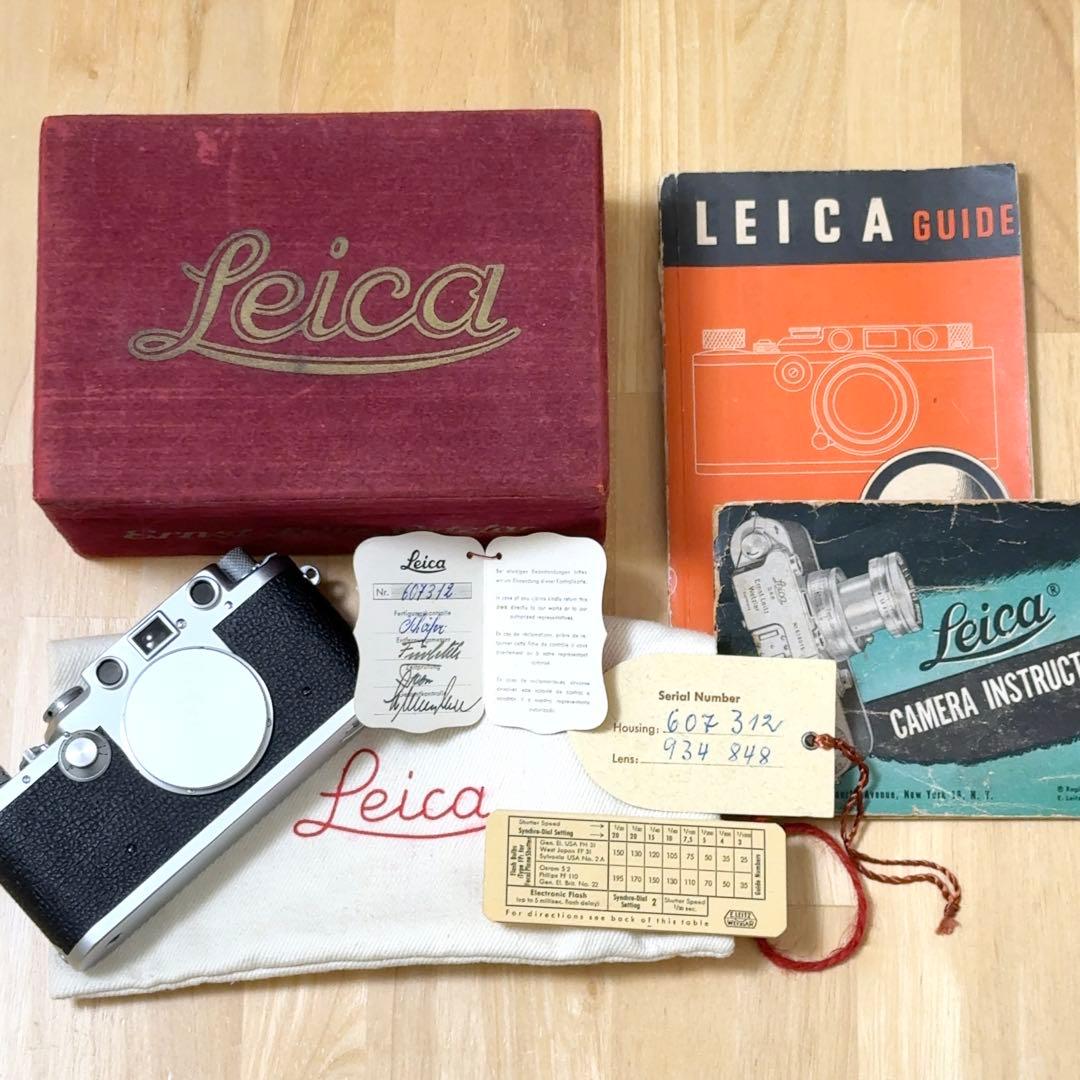 バルナック ライカ Leica Ⅲf【元箱・マニュアル付】美品・動作確認済み バルナック ライカ Leica Ⅲf【元箱・マニュアル付】美品・動作確認