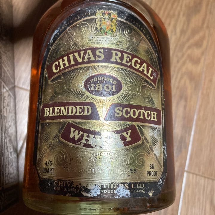 1970年代 CHIVAS REGAL 12年 本物 未開栓 古酒 シーバスリーガル 未開