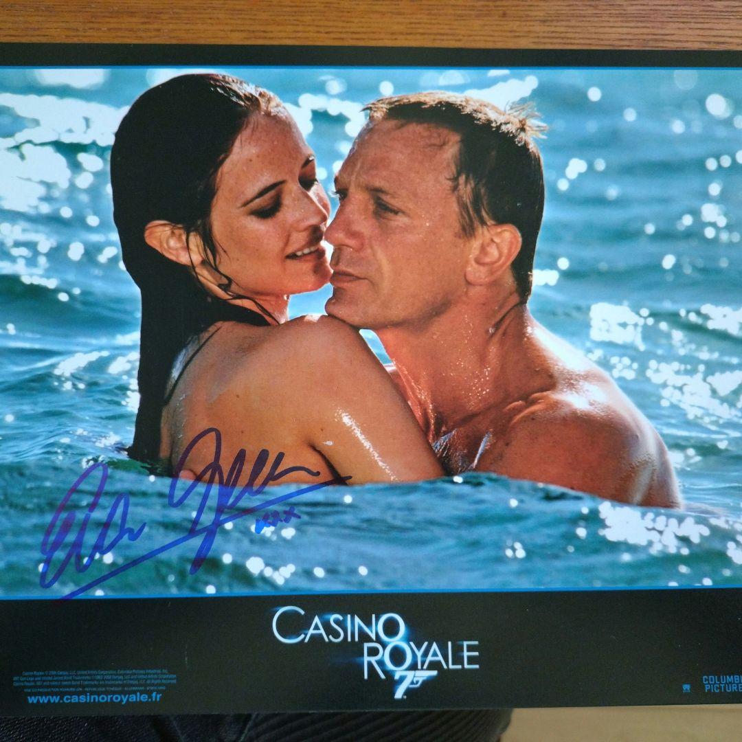 エヴァグリーン　サイン　オートグラフ　8×10インチ 007 カジノロワイヤル カジノロワイヤル CASINO ROYALE (2006) エヴァ グリーン Eva Green