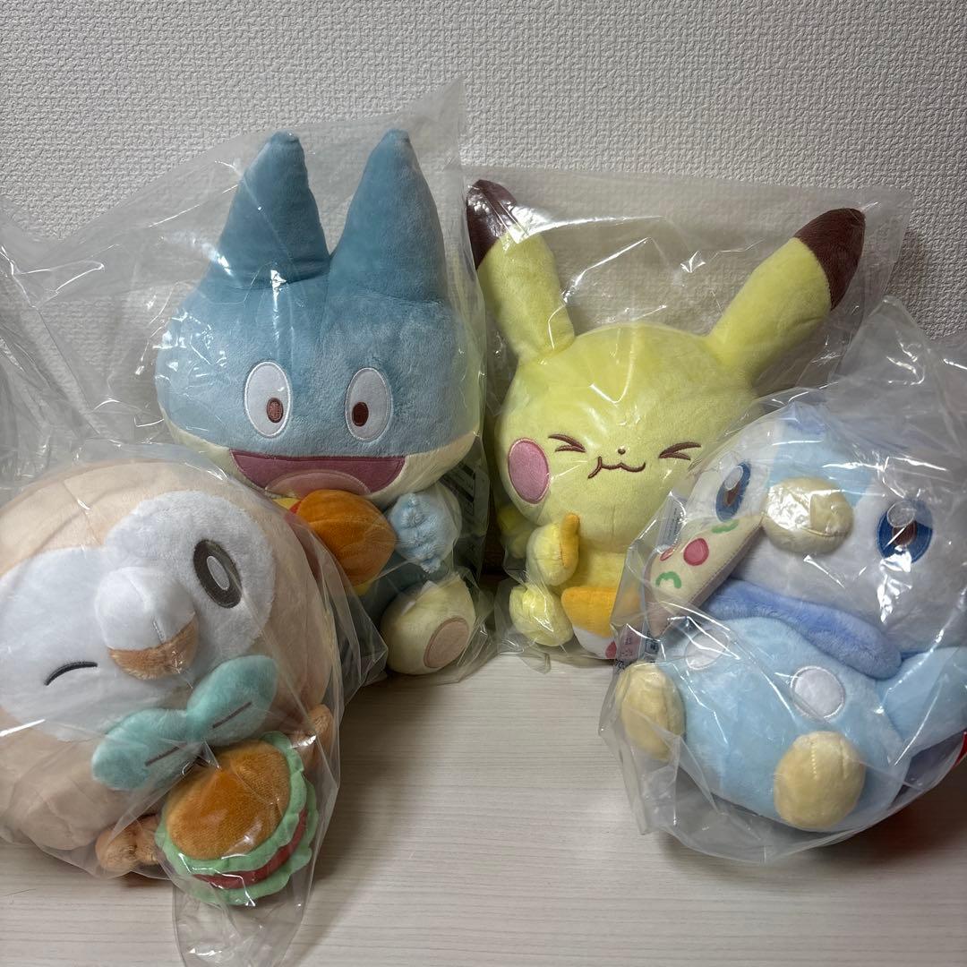 ポケピース　一番くじ　A賞 B賞 C賞 ラストワン賞　ぬいぐるみ　4点 一番くじ ポケピース A賞 B賞 C賞 ラストワン賞 ぬいぐるみ4点セット