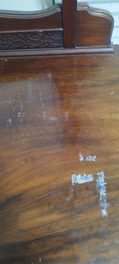 アンティーク品 ドレッサー(椅子付き)《引取限定》