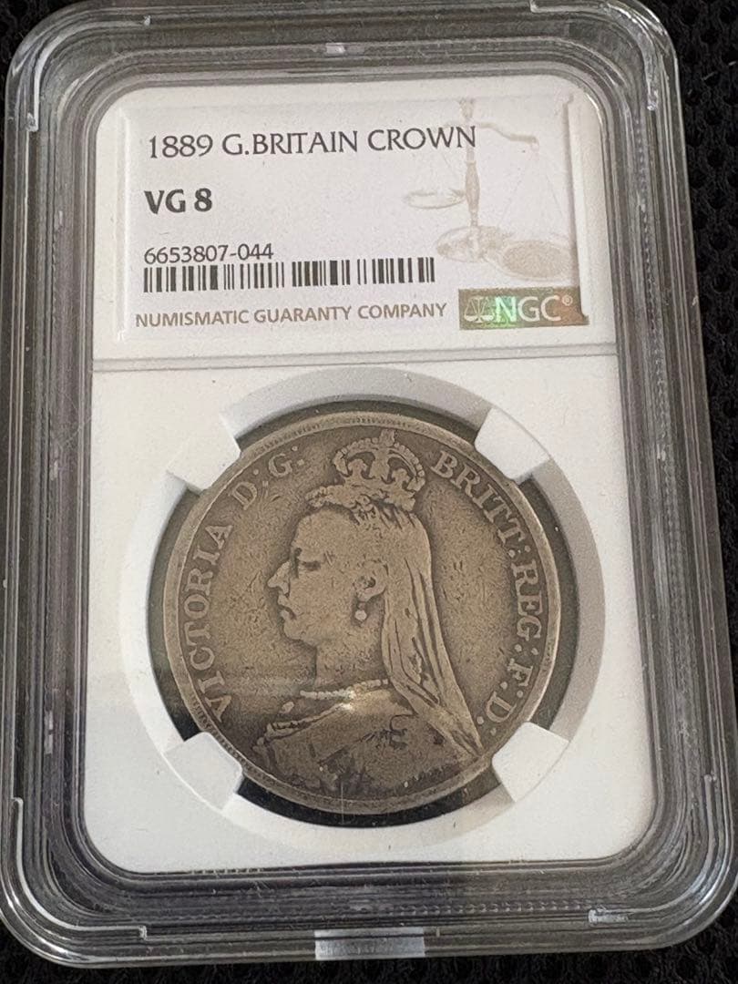 1889年 グレートブリテン クラウン銀貨 1889年 グレートブリテン クラウン銀貨 イギリス ヴィクトリア （1837
