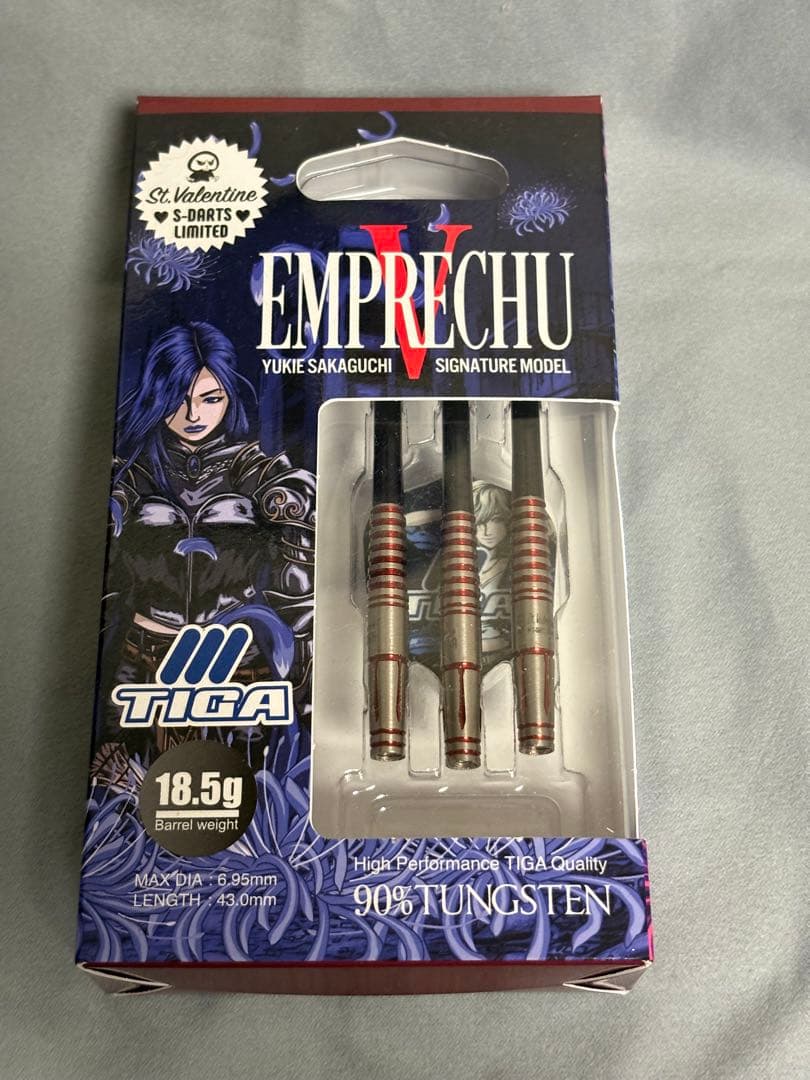 ダーツ EMPRECHU5 バレンタイン限定モデル バレル【ティガ】エンプレチュ 5 坂口優希恵モデル 2025バレンタイン