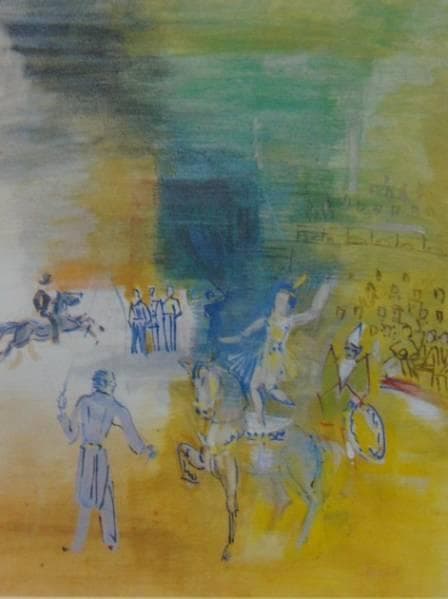 ジャン・デュフィ、「L'ECUYERE」、海外版超希少レゾネ、新品額付