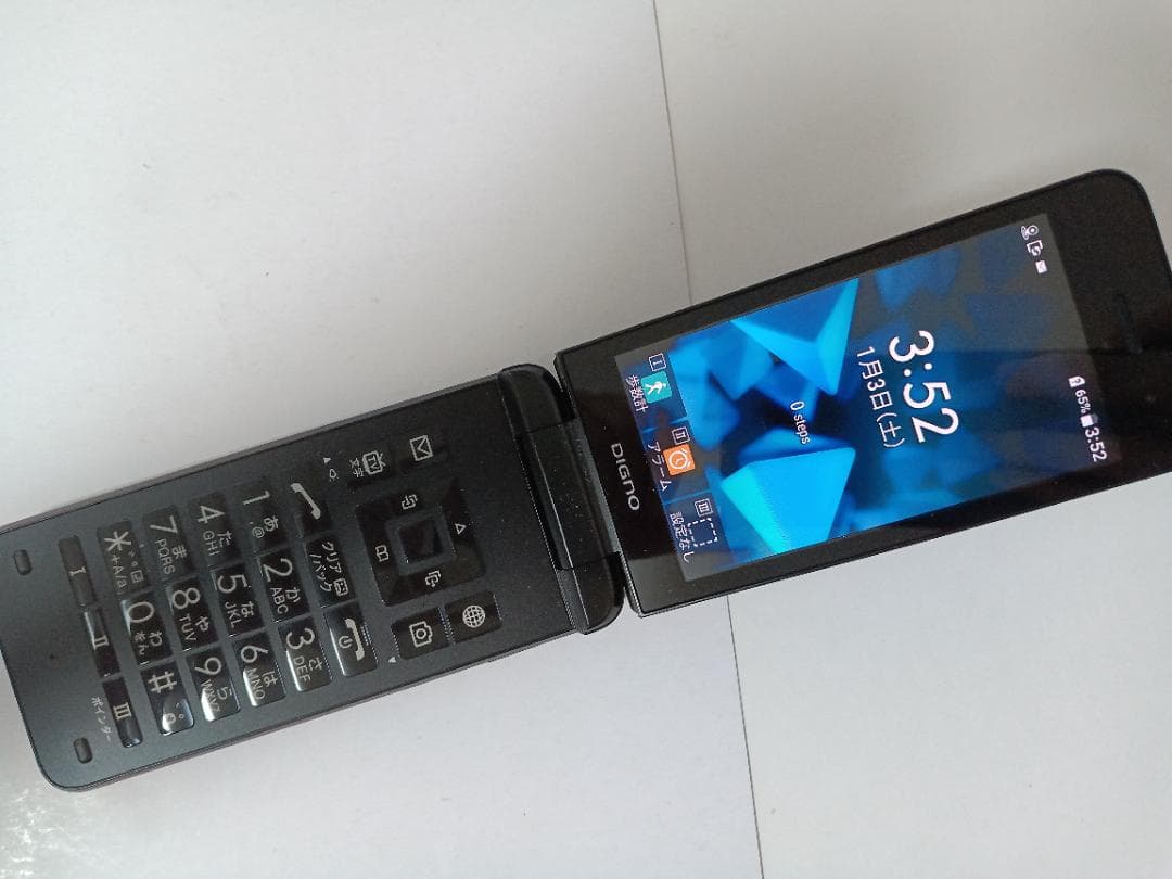 ☆ SoftBank DIGNO ケータイ3 902KC ブラック 良品】DIGNO ケータイ3 902KC ソフトバンク SIMロック解除済 ブラック
