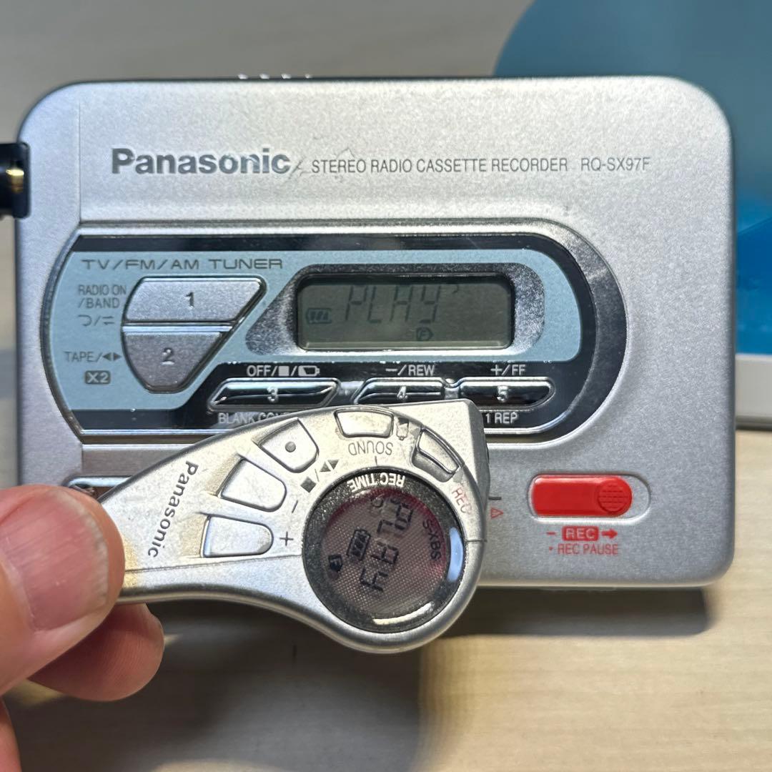 美品DE可動品】Panasonic カセットレコーダー RQ-SX97F - メルカリ