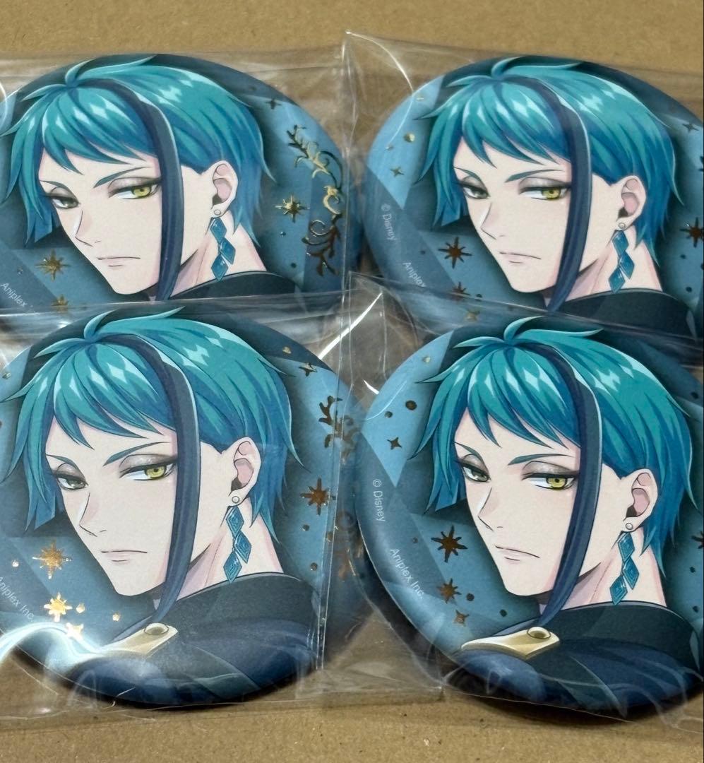 ツイステ 5周年 ポップアップ 缶バッジ ブレイジングジュエル ジェイド