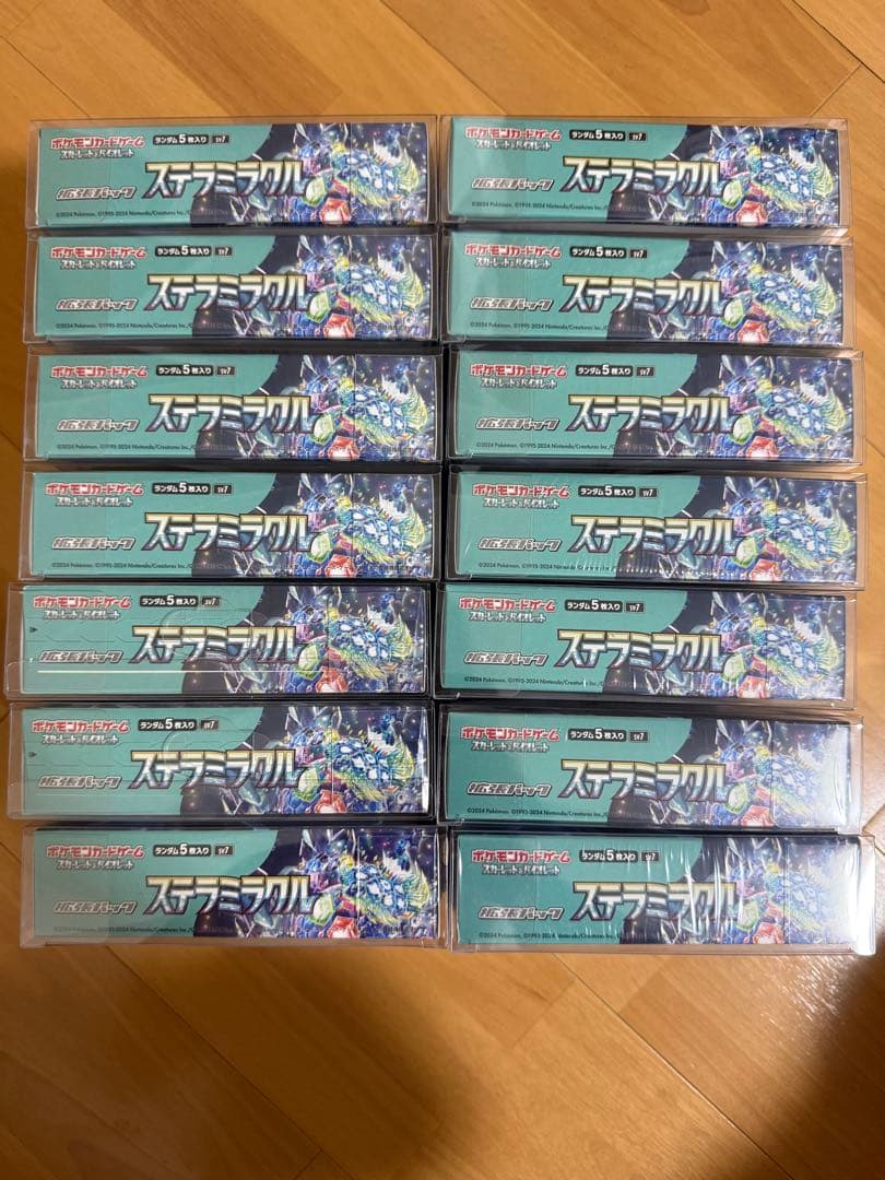 ステラミラクル　新品未開封シュリンク付き 14BOX Pokemon（ポケモン） ステラミラクル BOX ポケカ 新品未開封シュリンク