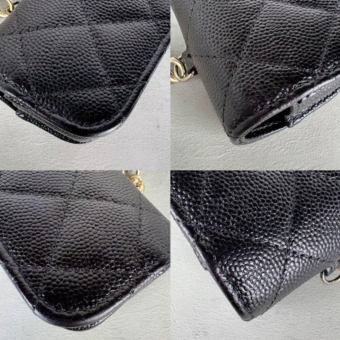 CHANEL マトラッセ　キャビアスキン　AirPods イヤホンケース