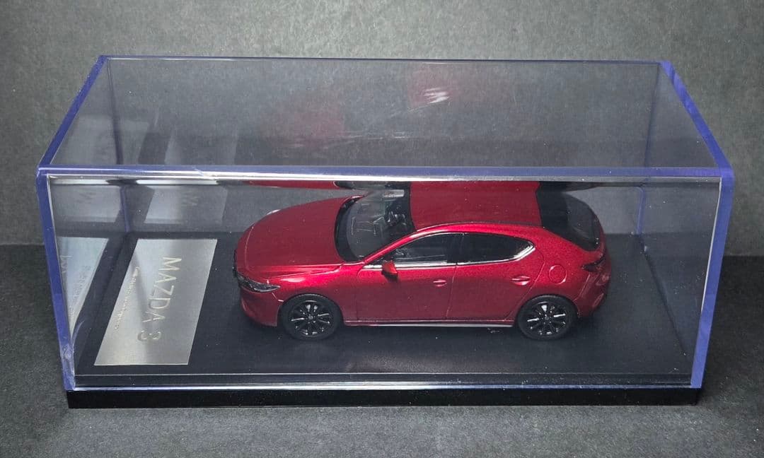 イ*き様 マツダ3 1/43 モデルカー ソウルレッドクリスタルメタリック ディ